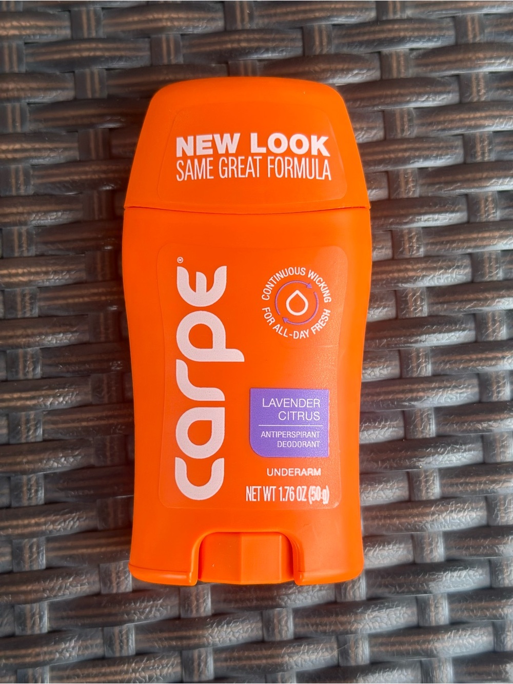 Carpe Lavender Citrus Antiperspirant Deodorant - Orange Stick